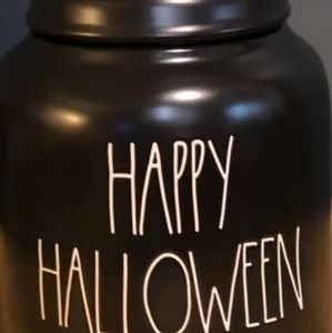 NEW 2021 RAE DUNN HAPPY HALLOWEEN CANISTER RARE
